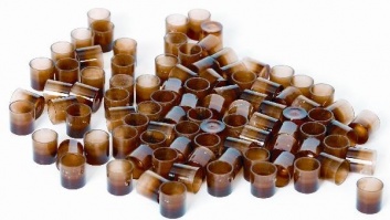 Cell cup Nicot, brown plastic