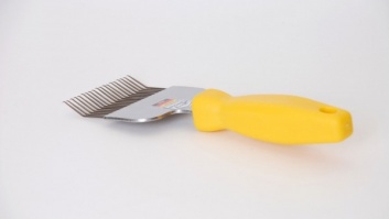 Uncapping fork - record, side knife